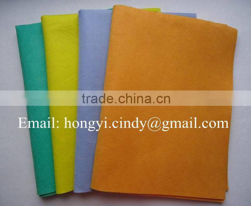 50x70cm needle punched germany nonwoven car wash cloth, car washing cloth