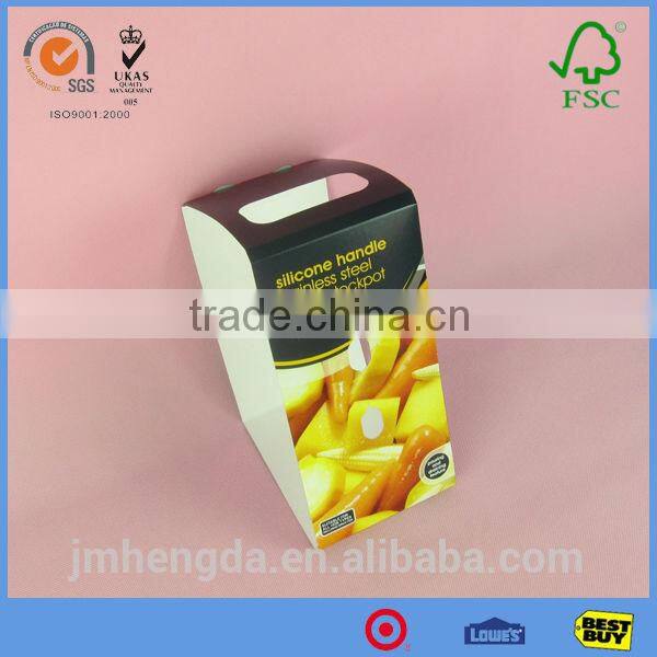 High Quality Handle Folding Packing Carton With Beautiful Logo