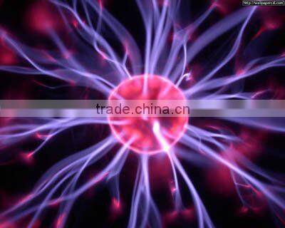 6" PLASMA NEBULA BALL Lightning Electricity Party Light TOUCH & SOUND Activated