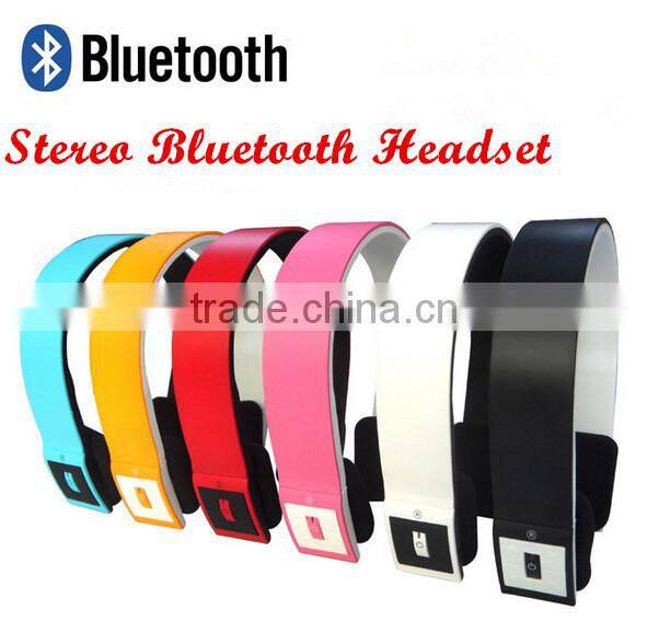 stylish mobile phone bluetooth wireless stereo headphone headset stereo earphone for x1