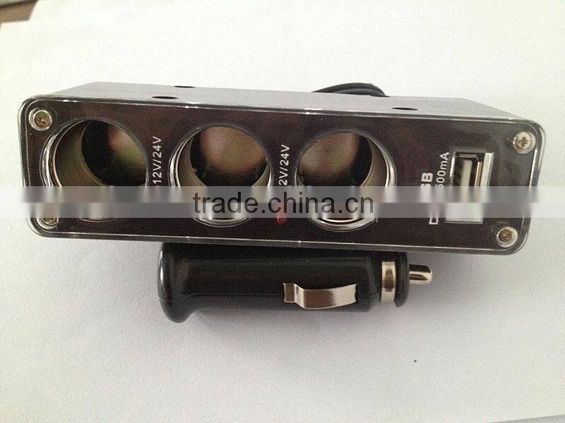 Car Cigarette Lighter Socket with USB