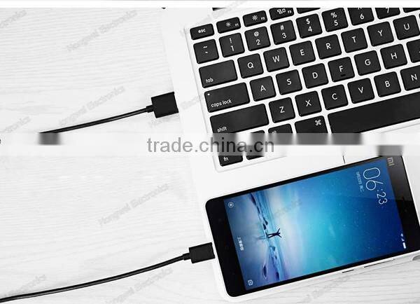 For android mobile phone USB 2.0 type A to Micro USB type B male to male power charging data cable