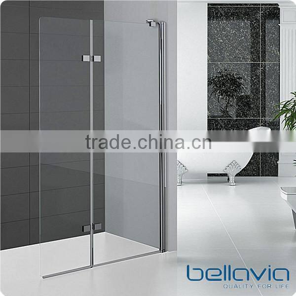 Big wheels, sliding opening aluminium profiles for shower enclosures corner shower doors shower room