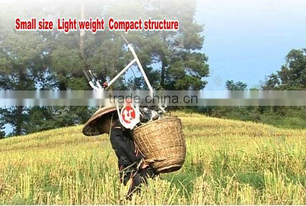 Agricultural tools and uses 2-wheel mini power tiller with weeding equipment names tri-group rotary blade