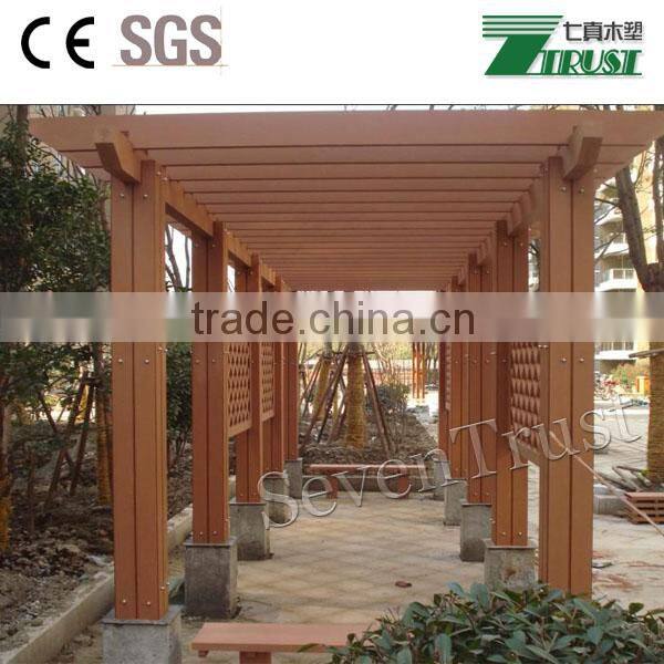 wooden composites wpc pergola, gazebo