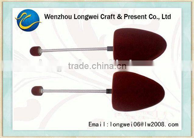 PU spring foam shoe tree/spring shoe tree/shoe stretcher