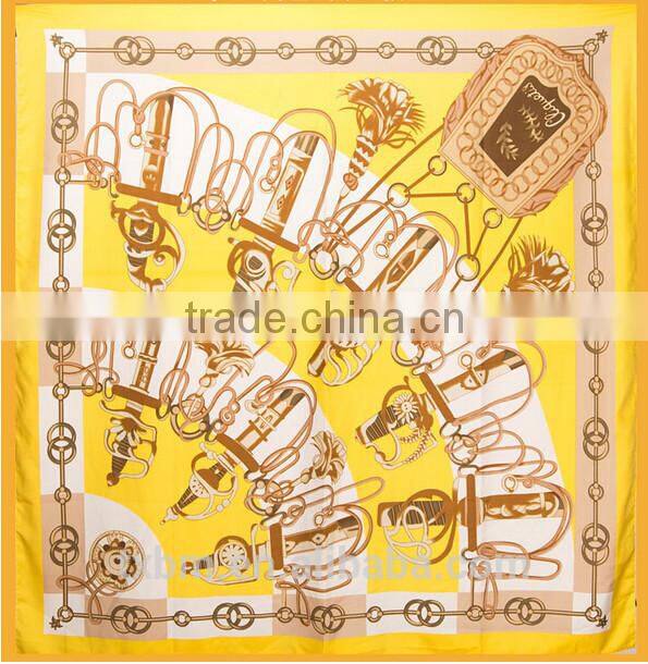 140*140cm Saber Dance pattern silk scarf/scaves/stole/shawl