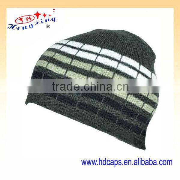 high fashion Turn up pom knitted beanie caps and hats