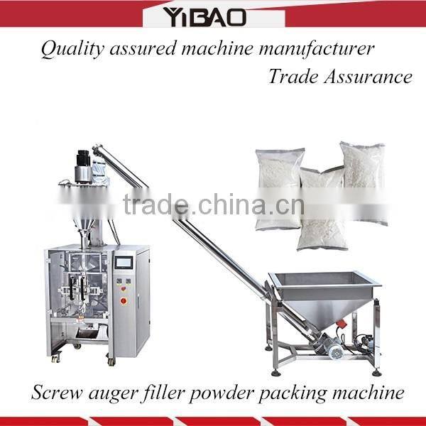 Fully automatic spices powder packing machine with screw elevator