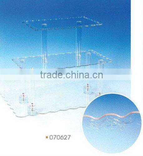 8 tier square acrylic cupcake wedding decorating cake stand