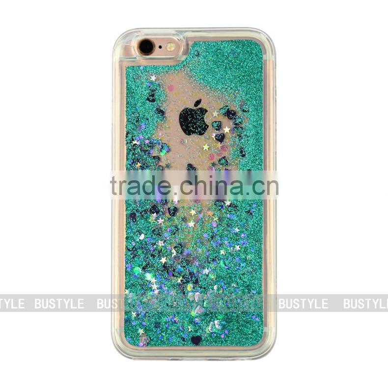 3D custom printing colorful liquid stars phone case, bling glitter cover for iphone 5 5s 6 plus for samsung galaxy s6 s7