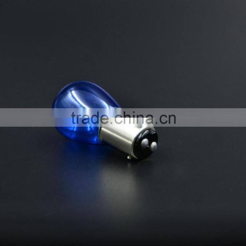 BA15D 1157 21/5W 12V Blue Motorcycle Halogen bulb Brake Light Tail light