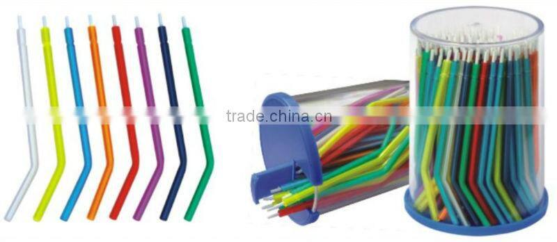 Disposable 3-way multicolored cover sytinge tips