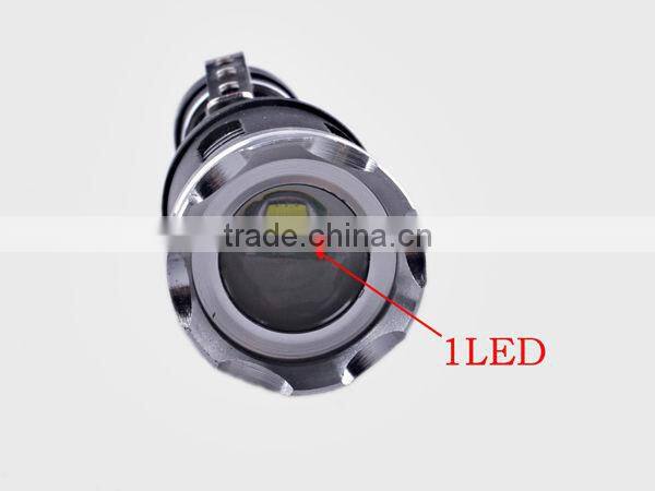 High quality 3W Cree Led Multi-function Police Flashlight