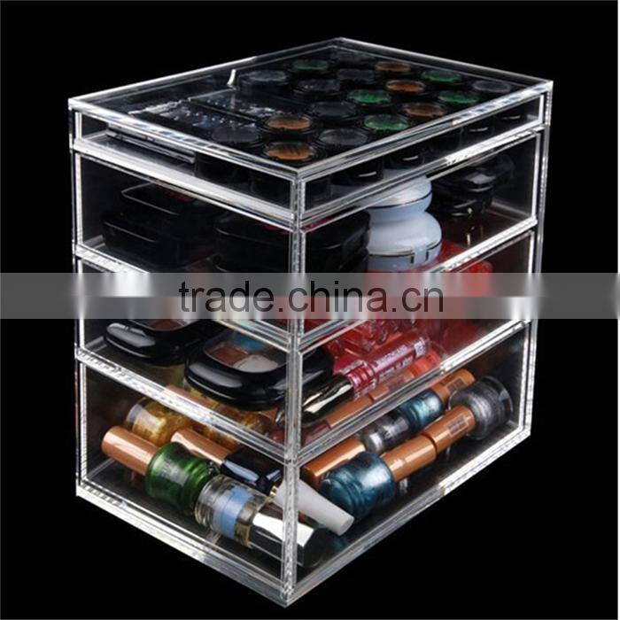 Customized acrylic box plastic cosmetic box acrylic