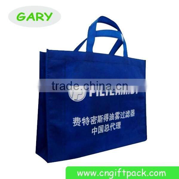 Blue Non Woven Shopping Bag Printing Logo