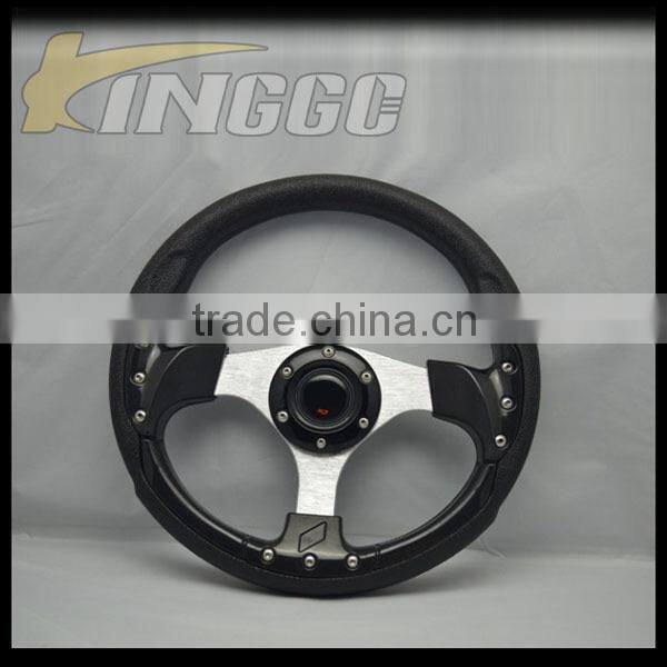 Auto Universal 13 Inch Racing Car Go-Kart Drifting Steering Wheel PU
