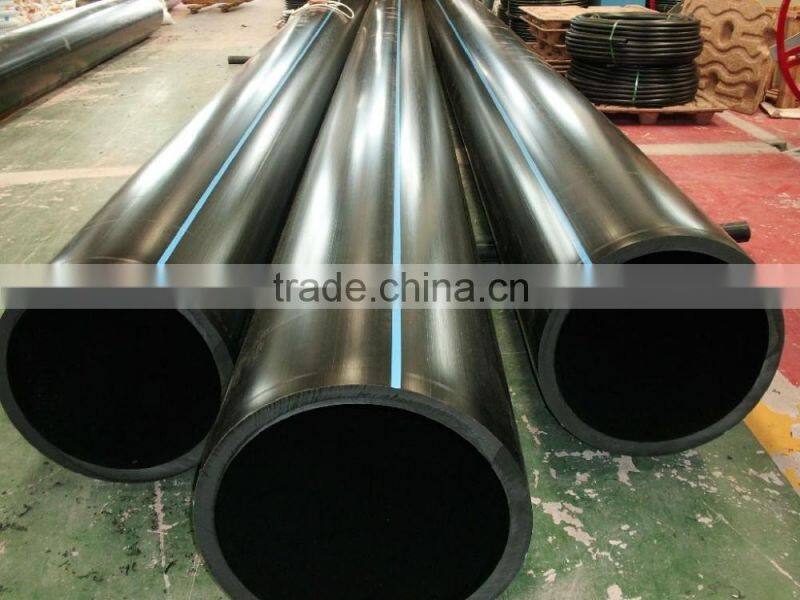 hot sale pe water drainage pipe and fittings made of HDPE materia