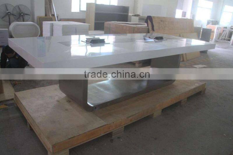 Tell World corian solid surface conference table photos