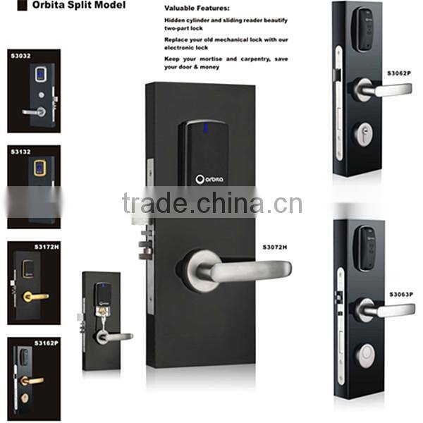 2015 Smart card lock for hotel use, hotel door lock card reader