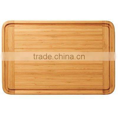 Eco-friendly and durable bamboo breakfast board with handle
