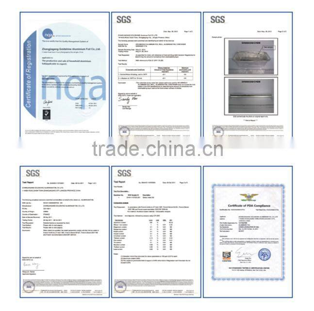 disposable aluminum foil container