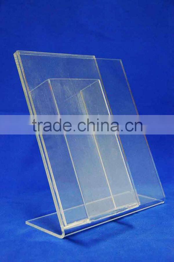 Customized acrylic brochure holders free standing