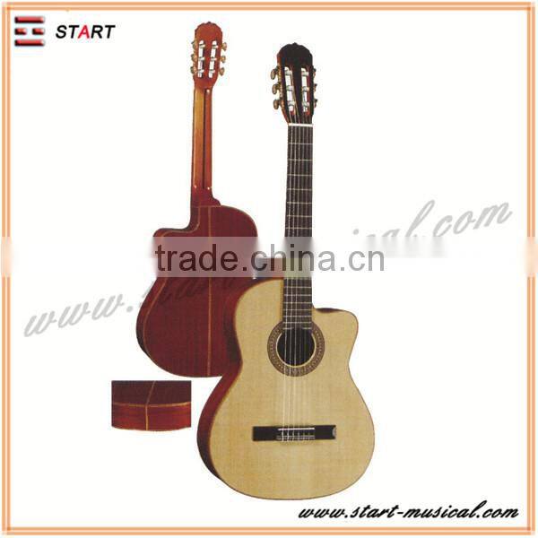 New product custom design reasonable price 39" small classic guitar