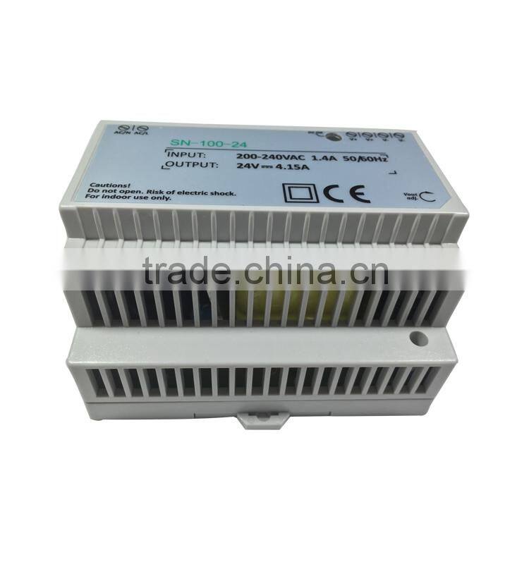 24V 100W Slim Design Single Output DIN Rail Switching Power Supply shenzhen
