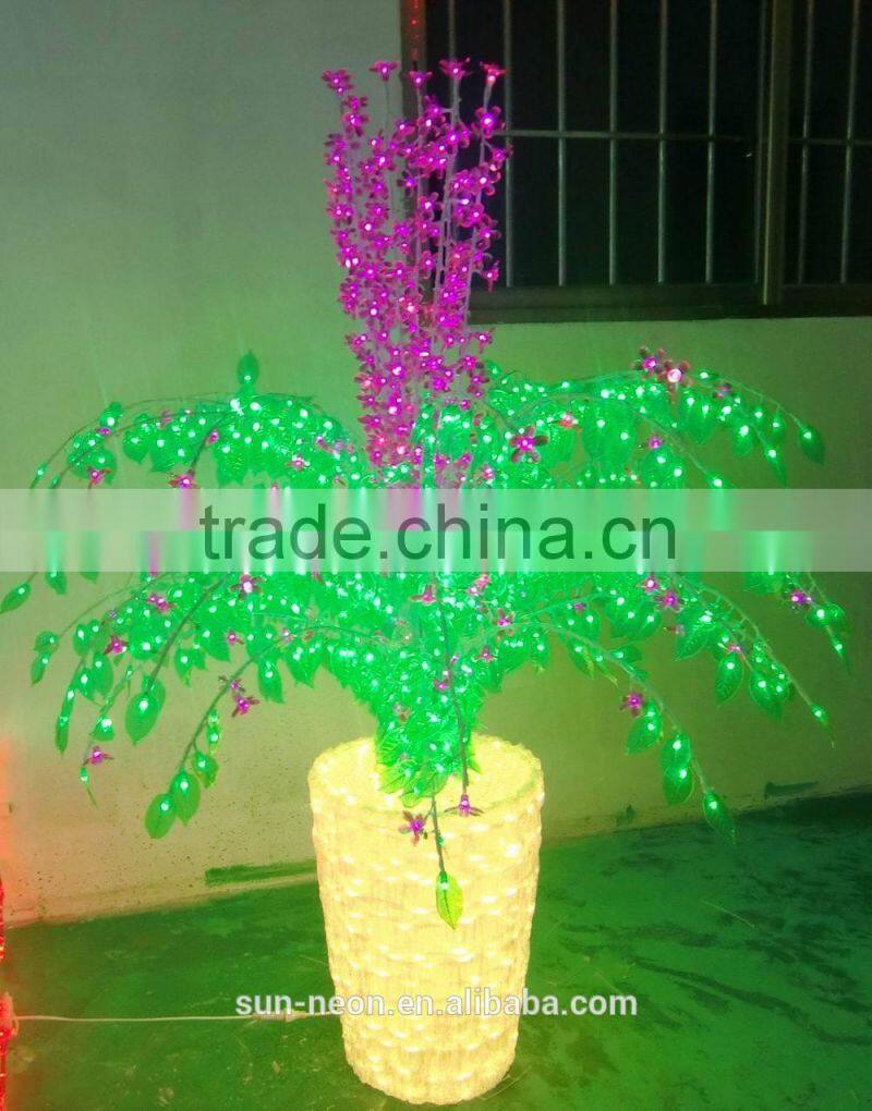 3m Outdoor Artificial Christmas Mushroom Shape LED Tree Light