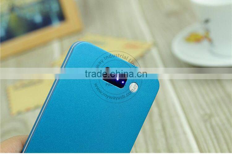 wallet type protable power bank/4000mah power bank for iphone 6, samsung