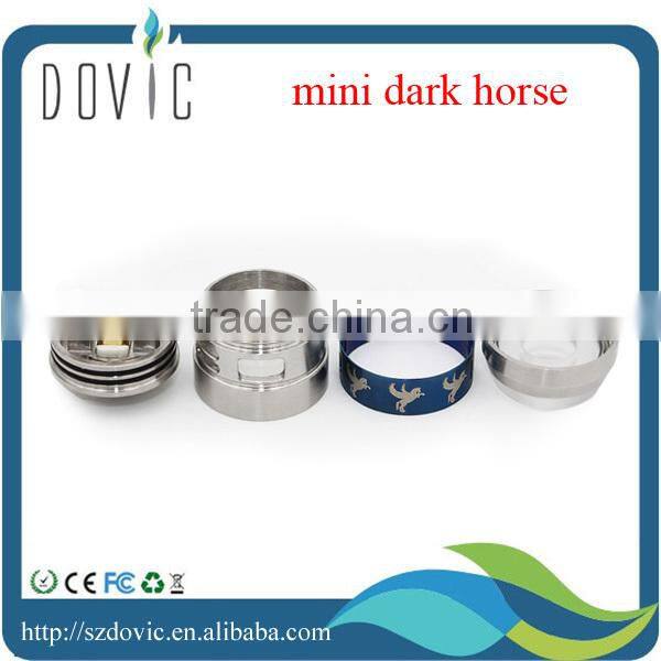 Mini Dark horse rda carbon fiber dark horse rda/turbo rda hot sale in USA market