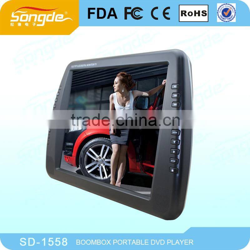 New design portable dvd player low price hd input