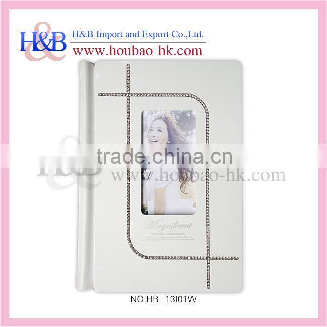 Wholesale Elegant A4 White Painting Wedding Album With Inserts