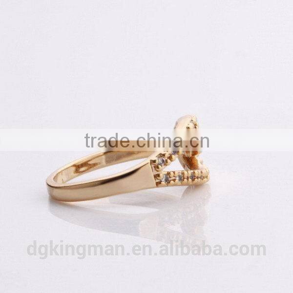 Kingman fashionable new design fashion metal crown rings