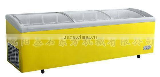 solar freezer 2015 new product,Arc coating glass freezer