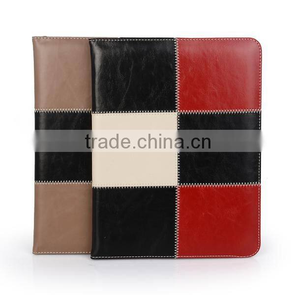 Colorful functional Leather Stand Case Cover For ipad 2/3/4