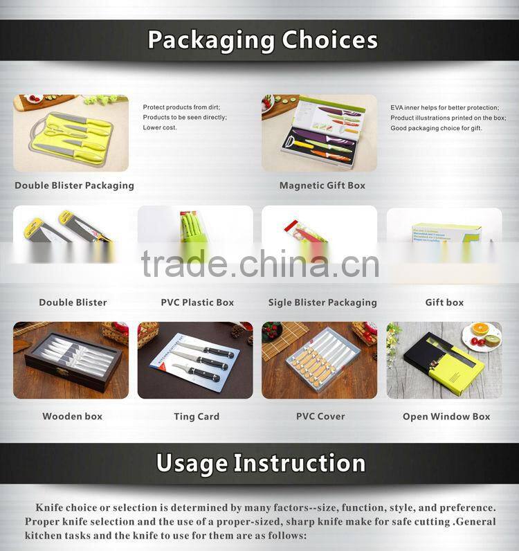 5-pcs Pearlized Apple Red Stainless Steel Hollow Handle Bread Knife Set