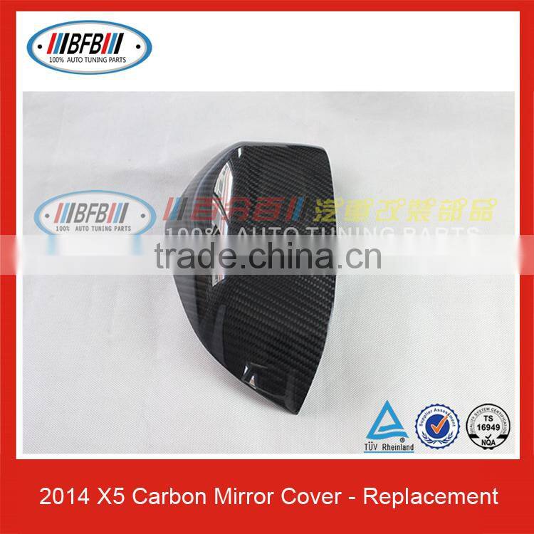 Carbon Fiber Replacement Mirror Cover For BMW X5 F15 X6 F16