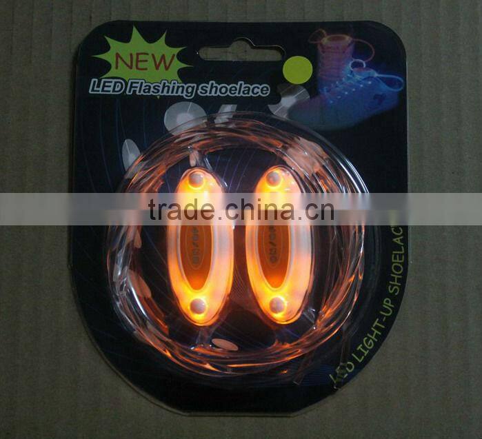 Pretty and colorful led glowing shoelaces,led flashing light up shoelaces,LED flashing shoelaces