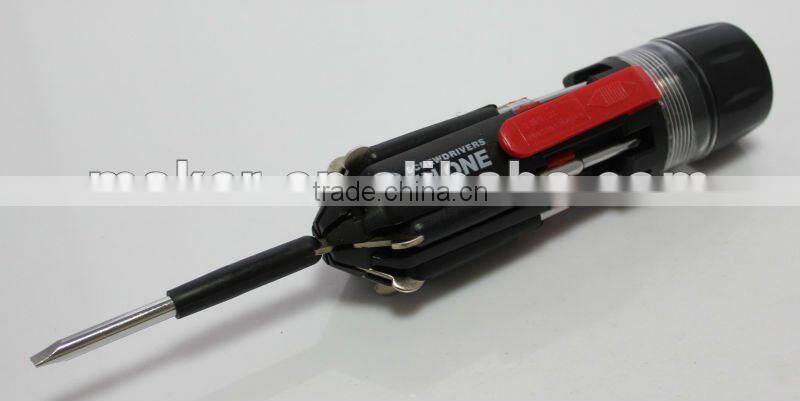 8 in 1 Screwdriver with Torch