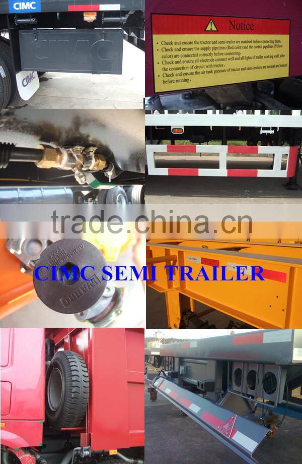 CIMC 3 Axles ISO Port Container Trailer
