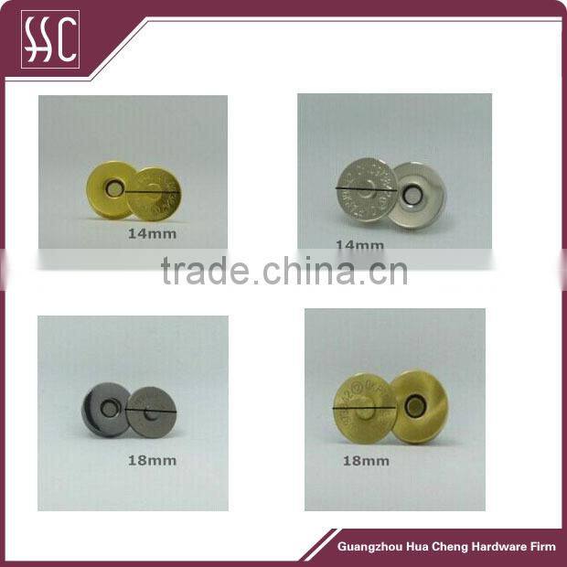14mm 18mm Magnetic Button for garment /handbag hardware accessories