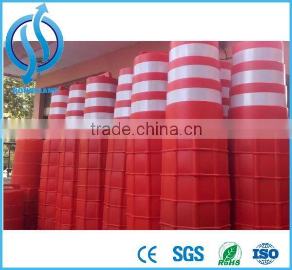 Traffic drum plastic traffic barrel for roadway safety