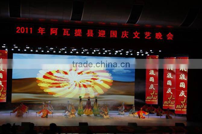high resolution indoor fulol color p2.5 led display screen curtain for stage backdrops