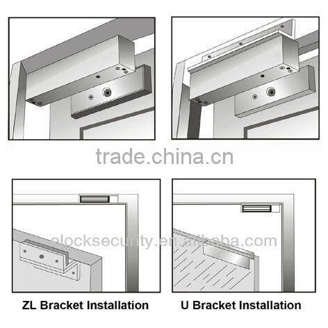 300lbs(180kg) Single Door EM Lock with Door Status Output
