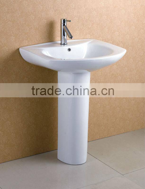 Cheap Pedestal Sink with Overflow
