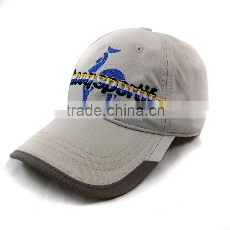 Custom Embrossed 100% cotton baseball hat plastic buckle cap