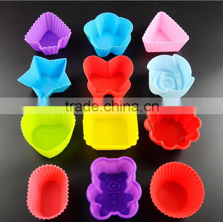 2015 silicone cake mould customized silicone kitchenware 100% food grade material pass FDA