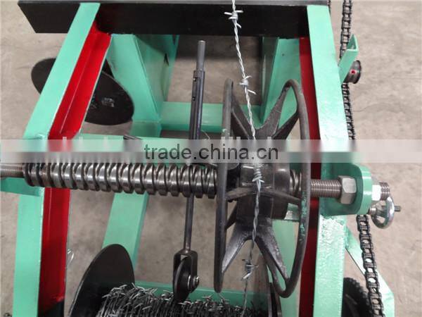 Roadway barrier Barbed wire making machine price